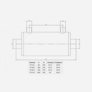 Теплообменник для бассейна Xenozone 28 кВт горизонтальный, ТО.28.1 Теплообменник для бассейна Xenozone 28 кВт горизонтальный, ТО.28.1