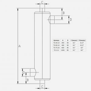Теплообменник для бассейна Xenozone 60 кВт вертикальный, ТО.60.10 Теплообменник для бассейна Xenozone 60 кВт вертикальный, ТО.60.10