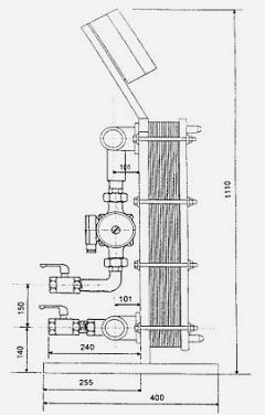 Разборный пластинчатый теплообменник Stokvis E0B25