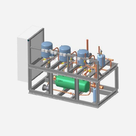 Холодильный компрессор ТЕРМОКУЛ АМГ-С-3хMTZ80-Т