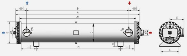 Кожухотрубный испаритель Refkar RLS 400