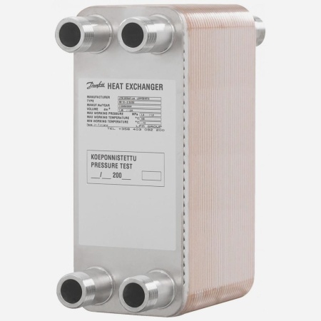 Паяный пластинчатый теплообменник Danfoss серия XB20