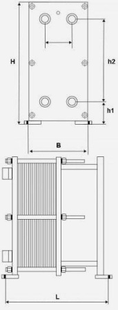 Разборный пластинчатый теплообменник Thermowave EL-200