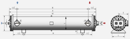 Кожухотрубный испаритель Refkar RLD 850