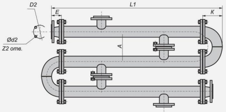 Водоводяной подогреватель ВВП 57-2000