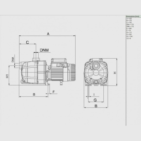 Насос для бассейна DAB Eurocom SP 40/50 T IE3, 60179420