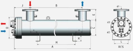 Кожухотрубный испаритель Refkar RCS 340