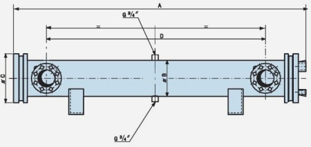 Кожухотрубный теплообменник Ciat FYH 219-30