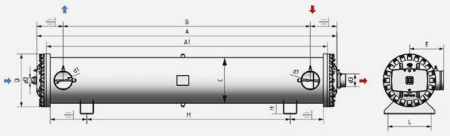 Кожухотрубный испаритель Refkar RLS 800